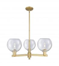 Innovations Lighting 716-3CR-BB-G124-8 - Athens - 3 Light - 30 inch - Brushed Brass - Stem hung - Pendant