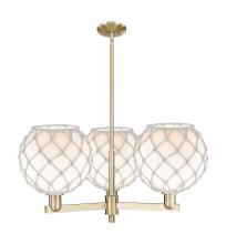 Innovations Lighting 716-3CR-CB-G121-10RW - Farmhouse Rope - 3 Light - 32 inch - Champagne Bronze - Stem hung - Pendant