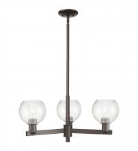 Innovations Lighting 716-3CR-OB-G124-6 - Athens - 3 Light - 28 inch - Oil Rubbed Bronze - Stem hung - Pendant
