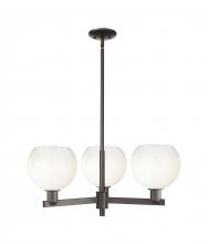 Innovations Lighting 716-3CR-OB-G483-8OP - Brookhaven Globe - 3 Light - 18 inch - Oil Rubbed Bronze - Pendant