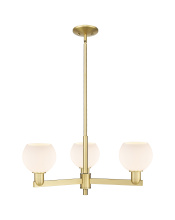 Innovations Lighting 716-3CR-SG-G121-6 - Athens - 3 Light - 28 inch - Satin Gold - Stem hung - Pendant