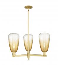 Innovations Lighting 716-3CR-SG-G480-6AM - Brookhaven Almond - 3 Light - 18 inch - Satin Gold - Pendant