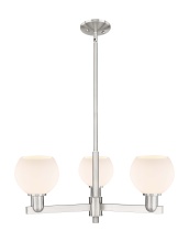 Innovations Lighting 716-3CR-SN-G121-6 - Athens - 3 Light - 28 inch - Satin Nickel - Stem hung - Pendant