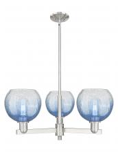 Innovations Lighting 716-3CR-SN-G483-8SB - Brookhaven Globe - 3 Light - 18 inch - Satin Nickel - Pendant