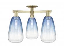 Innovations Lighting 716-3F-AB-G480-6SB - Brookhaven Almond - 3 Light - 6 inch - Antique Brass - Semi-Flush Mount