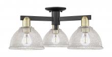 Innovations Lighting 716-3F-BAB-G422 - Arietta - 3 Light - 26 inch - Black Antique Brass - Semi-Flush Mount