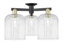 Innovations Lighting 716-3F-BAB-G559-8CL - Bridal Veil - 3 Light - 26 inch - Black Antique Brass - Semi-Flush Mount