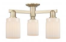 Innovations Lighting 716-3F-CB-G341 - Hadley - 3 Light - 22 inch - Champagne Bronze - Semi-Flush Mount