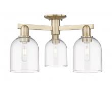 Innovations Lighting 716-3F-CB-G558-6CL - Bella - 3 Light - 23 inch - Champagne Bronze - Semi-Flush Mount