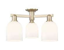 Innovations Lighting 716-3F-CB-G558-6GWH - Bella - 3 Light - 23 inch - Champagne Bronze - Semi-Flush Mount