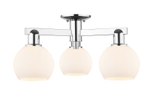 Innovations Lighting 716-3F-PC-G121-6 - Athens - 3 Light - 23 inch - Polished Chrome - Semi-Flush Mount