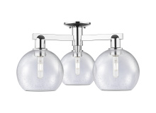 Innovations Lighting 716-3F-PC-G124-8 - Athens - 3 Light - 26 inch - Polished Chrome - Semi-Flush Mount