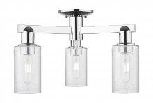 Innovations Lighting 716-3F-PC-G804 - Clymer - 3 Light - 21 inch - Polished Chrome - Semi-Flush Mount