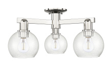 Innovations Lighting 716-3F-PN-G124-6 - Athens - 3 Light - 23 inch - Polished Nickel - Semi-Flush Mount