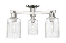 Innovations Lighting 716-3F-PN-G342 - Hadley - 3 Light - 22 inch - Polished Nickel - Semi-Flush Mount