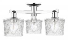 Innovations Lighting 716-3F-PN-G402 - Niagara - 3 Light - 24 inch - Polished Nickel - Semi-Flush Mount