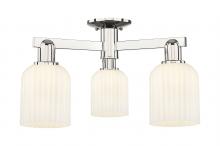 Innovations Lighting 716-3F-PN-G559-5GWH - Bridal Veil - 3 Light - 6 inch - Polished Nickel - Semi-Flush Mount