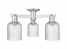 Innovations Lighting 716-3F-SN-G559-5SDY - Bridal Veil - 3 Light - 6 inch - Brushed Satin Nickel - Semi-Flush Mount