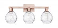 Innovations Lighting 716-3W-AC-G362 - Waverly - 3 Light - 25 inch - Antique Copper - Bath Vanity Light