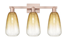 Innovations Lighting 716-3W-AC-G480-6AM - Brookhaven Almond - 3 Light - 26 inch - Antique Copper - Bath Vanity Light