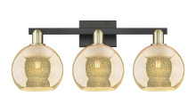 Innovations Lighting 716-3W-BAB-G128-8 - Athens - 3 Light - 27 inch - Black Antique Brass - Bath Vanity Light