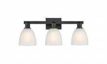 Innovations Lighting 716-3W-BK-G381 - Castile - 3 Light - 25 inch - Matte Black - Bath Vanity Light
