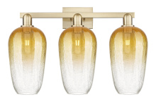 Innovations Lighting 716-3W-CB-G484-7AM - Brookhaven Flute - 3 Light - 26 inch - Champagne Bronze - Bath Vanity Light