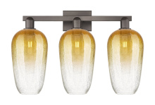 Innovations Lighting 716-3W-OB-G484-7AM - Brookhaven Flute - 3 Light - 26 inch - Oil Rubbed Bronze - Bath Vanity Light