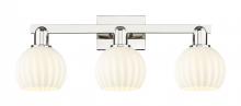 Innovations Lighting 716-3W-PN-G1217-6WV - White Venetian - 3 Light - 25 inch - Polished Nickel - Bath Vanity Light