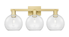 Innovations Lighting 716-3W-SG-G122-8 - Athens - 3 Light - 27 inch - Satin Gold - Bath Vanity Light