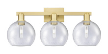 Innovations Lighting 716-3W-SG-G124-8 - Athens - 3 Light - 27 inch - Satin Gold - Bath Vanity Light