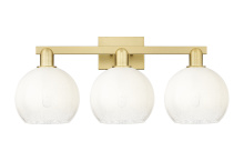 Innovations Lighting 716-3W-SG-G483-8OP - Brookhaven Globe - 3 Light - 26 inch - Satin Gold - Bath Vanity Light