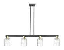Innovations Lighting 716-4I-BAB-G1113 - Cobbleskill - 4 Light - 48 inch - Black Antique Brass - Stem hung - Island Light