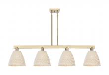 Innovations Lighting 716-4I-CB-NBD-9-NAT - Bristol Natural - 4 Light - 52 inch - Champagne Bronze - Stem hung - Island Light