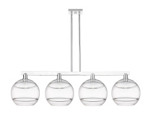 Innovations Lighting 716-4I-PC-G556-12CL - Rochester - 4 Light - 55 inch - Polished Chrome - Stem hung - Island Light