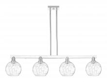 Innovations Lighting 716-4I-PN-G1215-8 - Athens Water Glass - 4 Light - 51 inch - Polished Nickel - Stem hung - Island Light