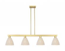 Innovations Lighting 716-4I-SG-NBD-75-NAT - Bristol Natural - 4 Light - 48 inch - Satin Gold - Stem hung - Island Light