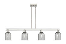 Innovations Lighting 716-4I-SN-G257 - Caledonia - 4 Light - 48 inch - Brushed Satin Nickel - Stem hung - Island Light