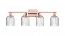 Innovations Lighting 716-4W-AC-G559-5SDY - Bridal Veil - 4 Light - 36 inch - Antique Copper - Bath Vanity Light