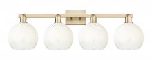 Innovations Lighting 716-4W-CB-G483-8OP - Brookhaven Globe - 4 Light - 36 inch - Champagne Bronze - Bath Vanity Light