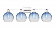 Innovations Lighting 716-4W-PC-G483-8SB - Brookhaven Globe - 4 Light - 36 inch - Polished Chrome - Bath Vanity Light