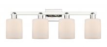 Innovations Lighting 716-4W-PN-G111 - Cobbleskill - 4 Light - 32 inch - Polished Nickel - Bath Vanity Light