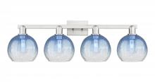 Innovations Lighting 716-4W-SN-G483-8SB - Brookhaven Globe - 4 Light - 36 inch - Brushed Satin Nickel - Bath Vanity Light