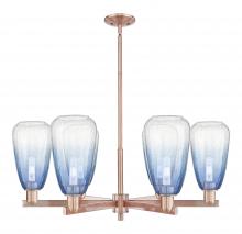 Innovations Lighting 716-6CR-AC-G480-6SB - Brookhaven Almond - 6 Light - 24 inch - Antique Copper - Chandelier