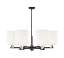 Innovations Lighting 716-6CR-BAB-G559-8GWH - Bridal Veil - 6 Light - 38 inch - Black Antique Brass - Chandelier