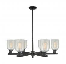 Innovations Lighting 716-6CR-BK-G2511 - Caledonia - 6 Light - 35 inch - Matte Black - Stem hung - Chandelier