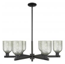 Innovations Lighting 716-6CR-BK-G259 - Caledonia - 6 Light - 35 inch - Matte Black - Stem hung - Chandelier