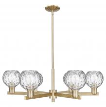 Innovations Lighting 716-6CR-CB-G1215-6 - Athens Water Glass - 6 Light - 36 inch - Champagne Bronze - Stem hung - Chandelier