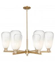 Innovations Lighting 716-6CR-CB-G480-6OP - Brookhaven Almond - 6 Light - 24 inch - Champagne Bronze - Chandelier