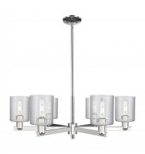 Innovations Lighting 716-6CR-PN-G112 - Cobbleskill - 6 Light - 35 inch - Polished Nickel - Stem hung - Chandelier